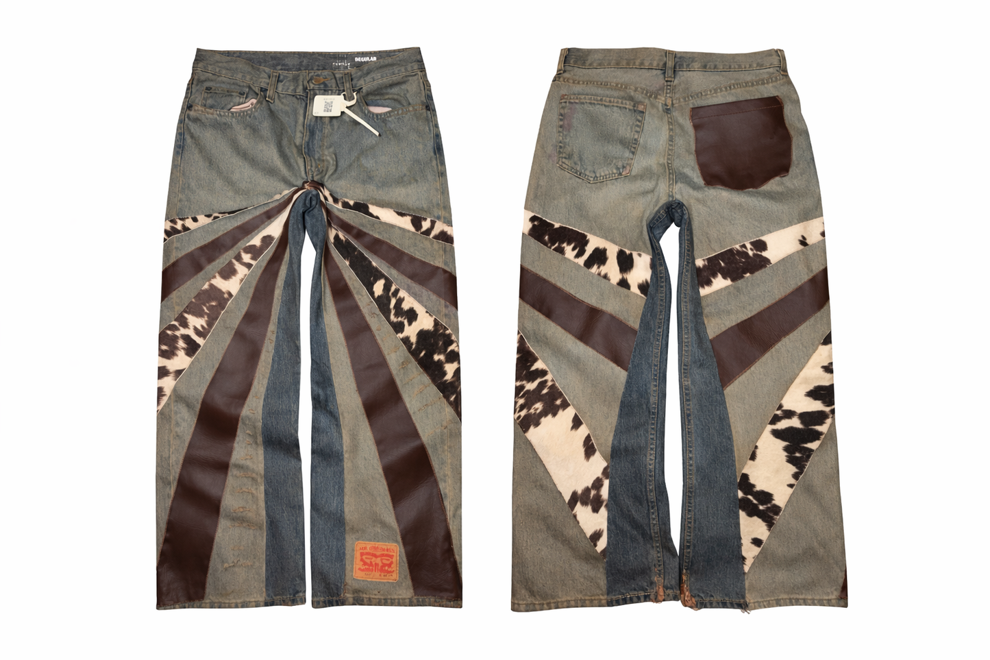 Barku split denim