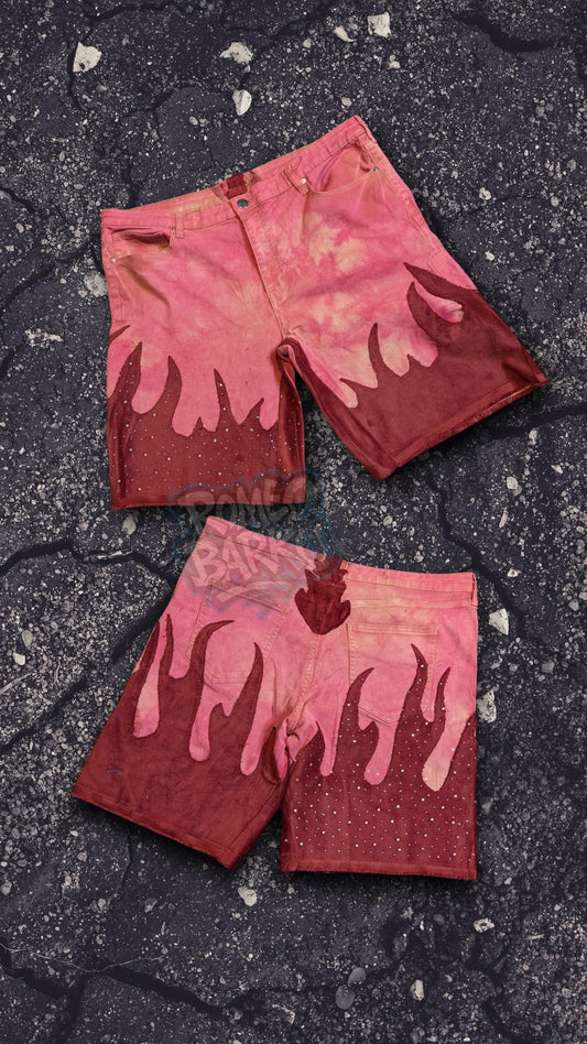 Pink burner flame  image 0