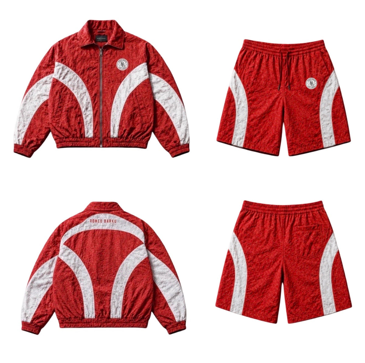 ROMEO BARKU RETRO RACING WINDBREAKER SET — PREORDER(short pants)