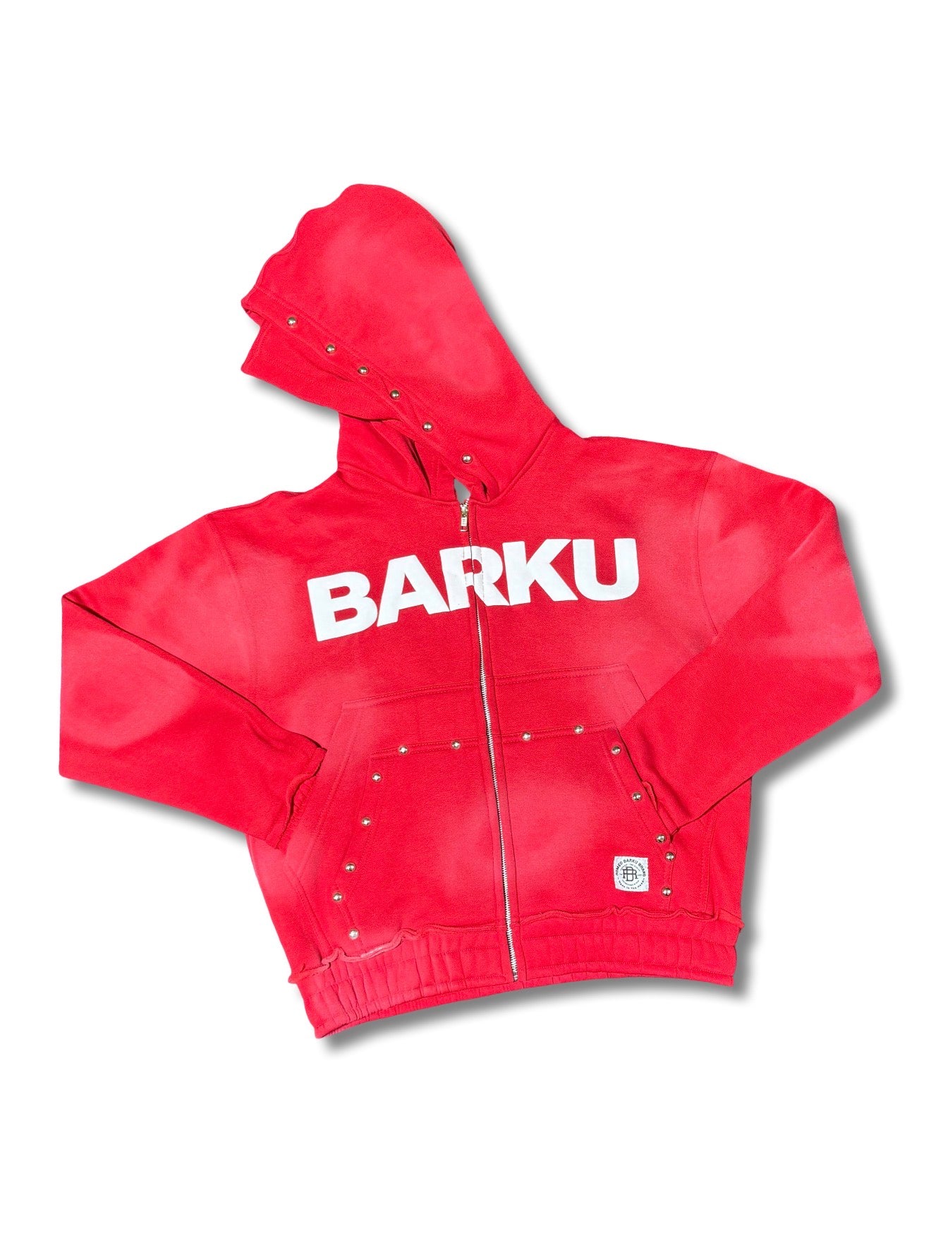 BARKU Double Hood Stud Hoodie