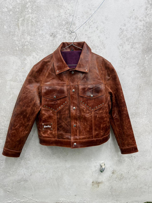 Money Mitch 💰 Real leather jacket hand crafted  image 0