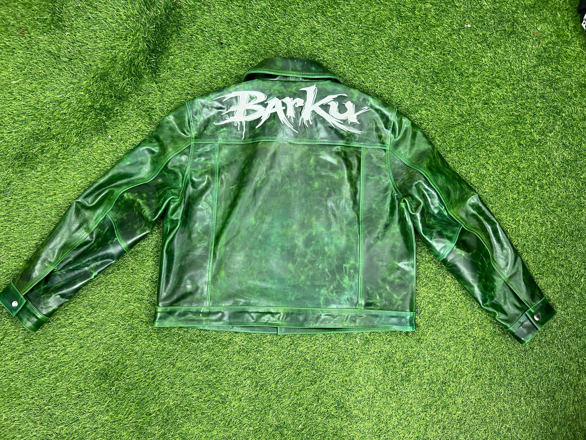 Money Mitch 💰 Real leather jacket hand crafted  image 3